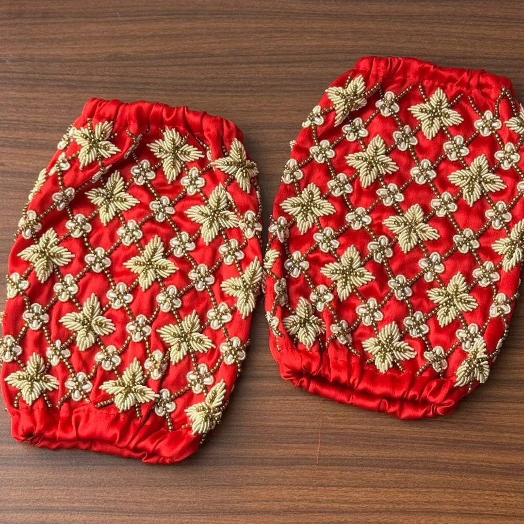 Red Chooda Cover for Elegant and Traditional Weddings