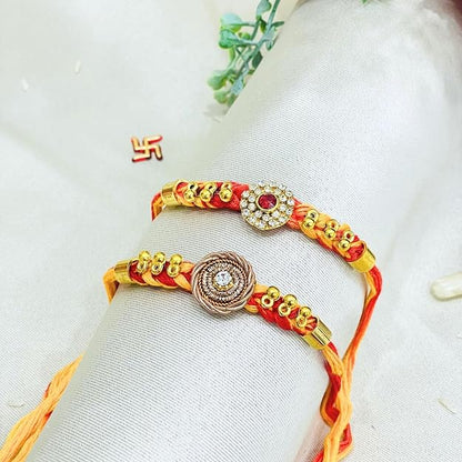 Men's RAKHI - Beautiful Kundan Stne Design