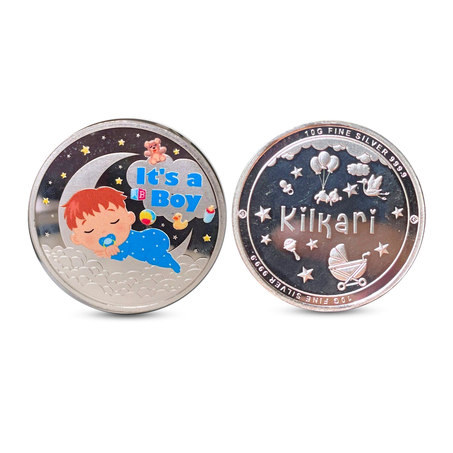 Silver Baby Boy Coin 10GM Coin