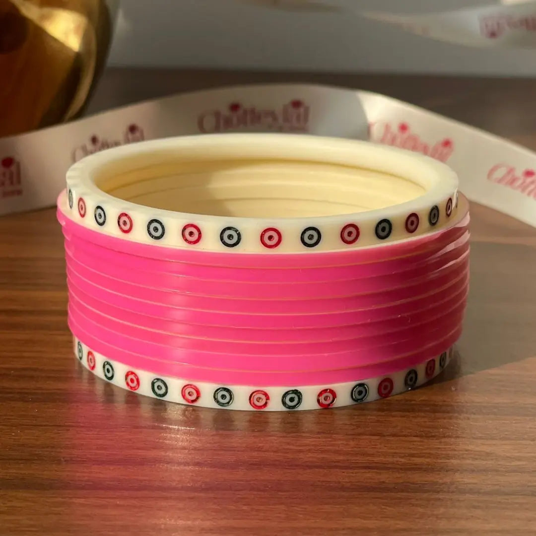 Pink Semi Pearl Chooda – Chotteylal & Sons