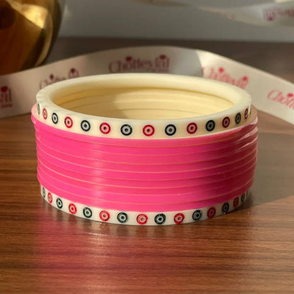 Pink Semi Pearl Chooda – Chotteylal & Sons