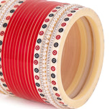 Pure Pearl Radiance Diamond & Pearl Red Chooda