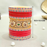 Pure Pearl Royal Radiance Kundan Red Chooda