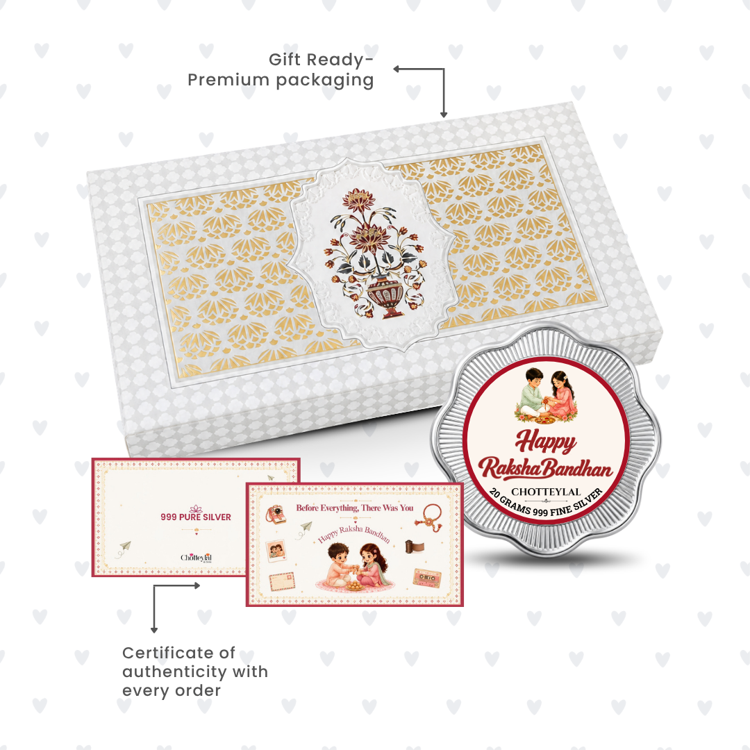 Happy Rakhi Sibling Bond 20g Silver Coin