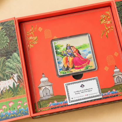 Radha Krishan, Square Shape, 40 g