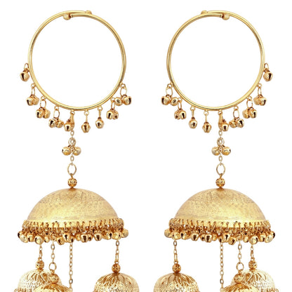 Golden Parineeti Chopra Inspired Short Bridal Kaleera - Customizable With Unique Charms