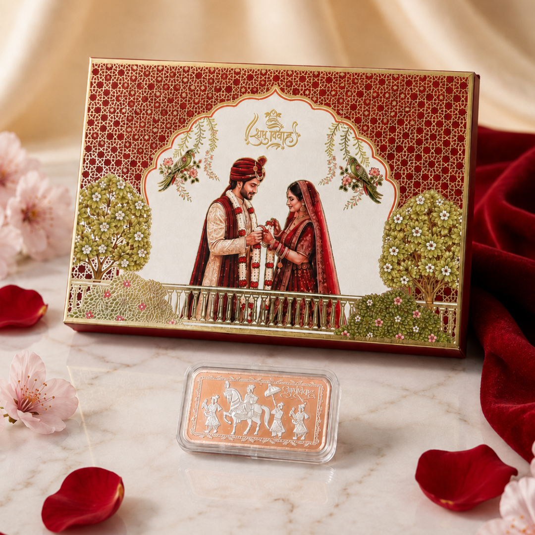 Wedding Special Baraat 20g Silver Coin Gift