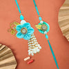 Pair Rakhi - Big Flower Design