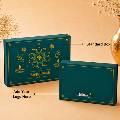 The Auspicious Token - 25g Silver Bar with Happy Diwali Box - Add Logo/Message