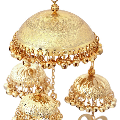 Golden Parineeti Chopra Inspired Short Bridal Kaleera - Customizable With Unique Charms