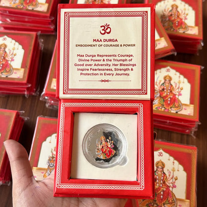 Shakti Swaroop Maa Durga Ji 2g 999 Pure Silver Coin