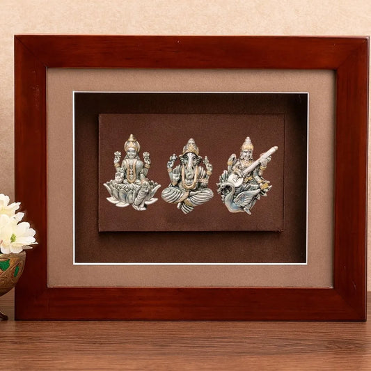 999 Laxmi Ganesh Saraswati Murti – A Divine Gift of Prosperity