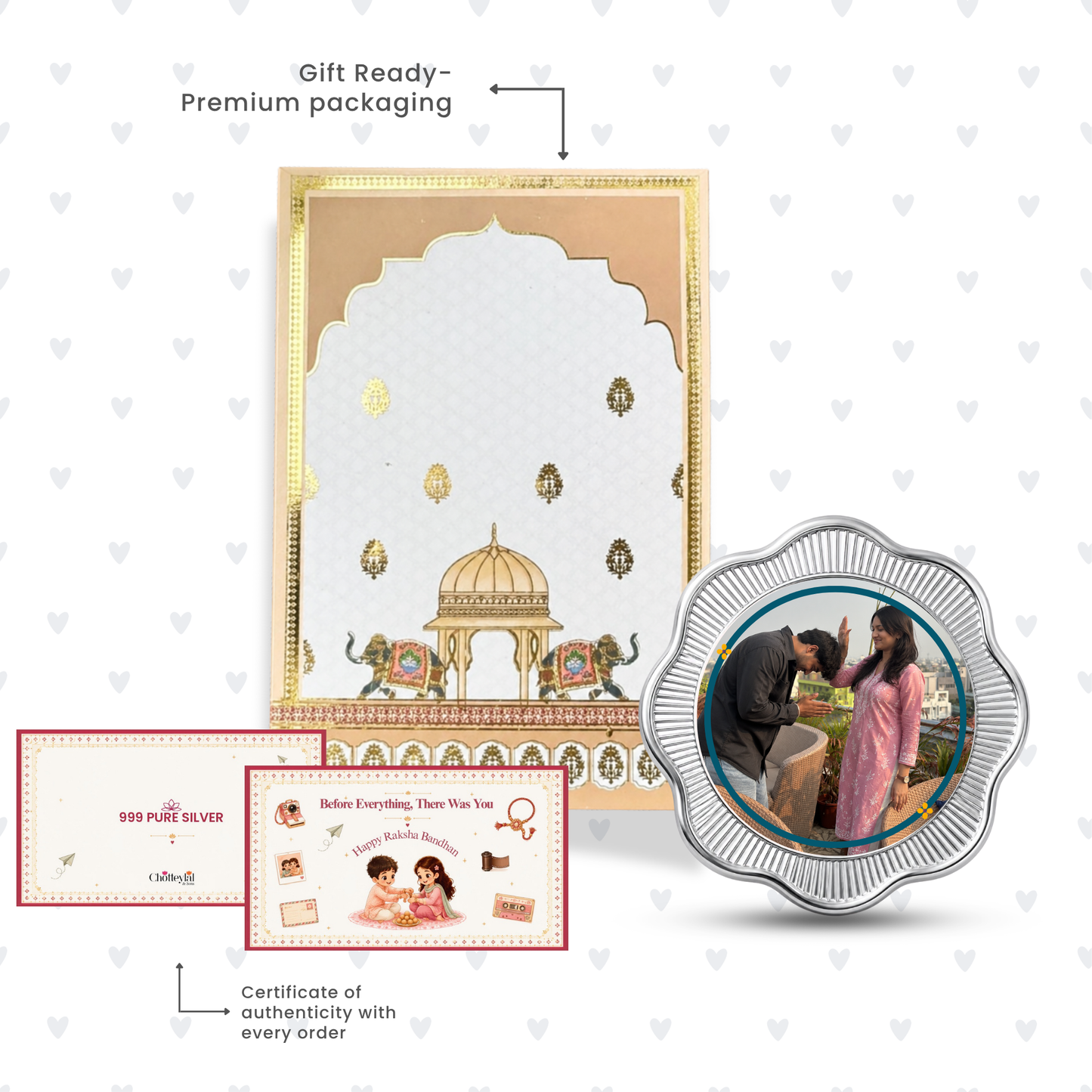 My Forever Emergency Fund – Personalised Photo Silver Coin Raksha Bandhan Gift