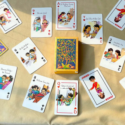 Raksha Bandhan Musical Box With 40 Gram Silver Coin (10 gram each) and Playing Cards - 999 Purity Silver Coins