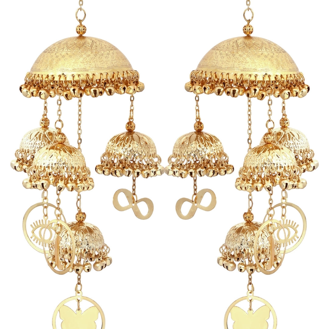 Golden Parineeti Chopra Inspired Short Bridal Kaleera - Customizable With Unique Charms