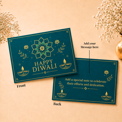 The Auspicious Token - 25g Silver Bar with Happy Diwali Box - Add Logo/Message