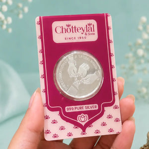 Rakhi on Hand Blister Card – 10g Silver Coin