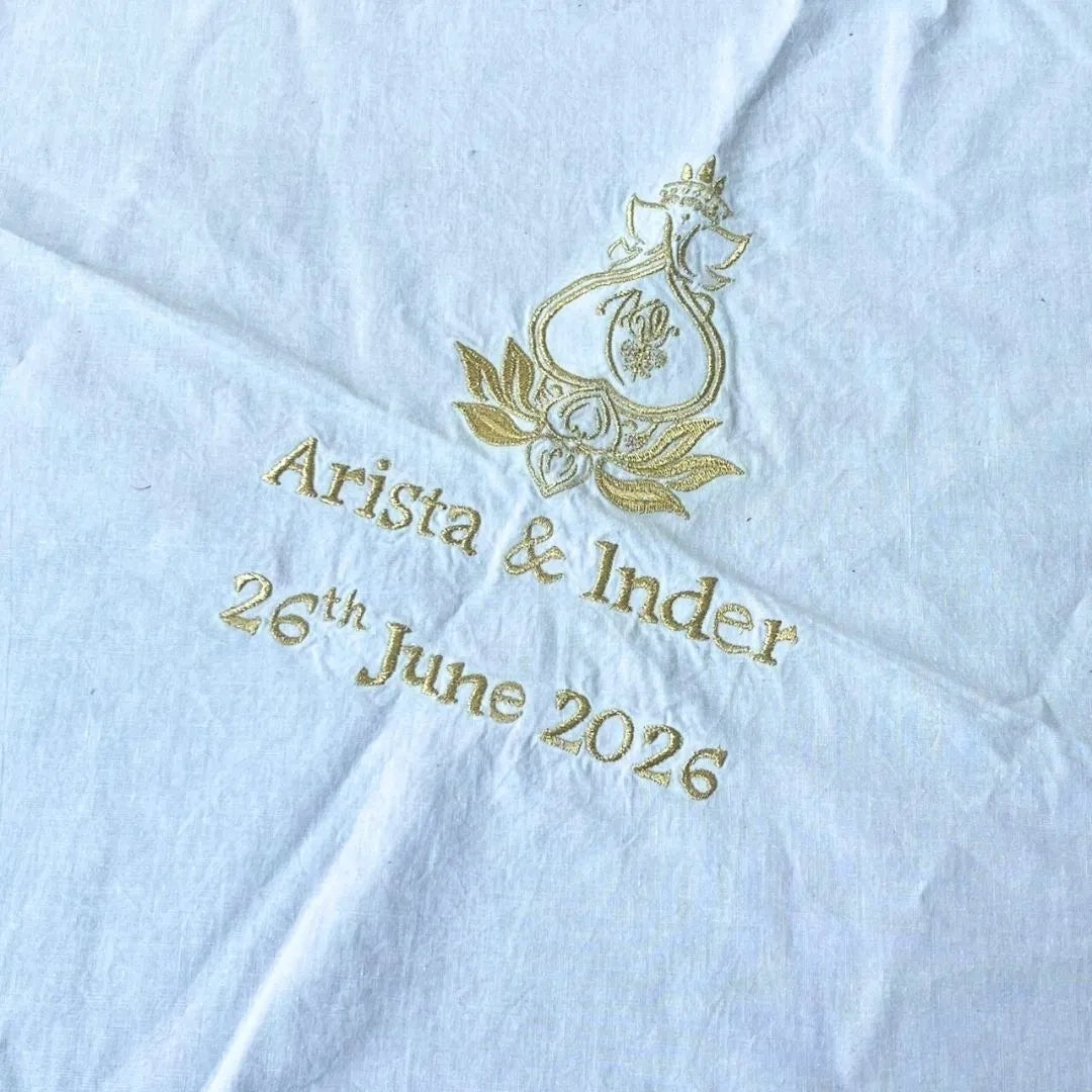 Wedding Ritual Hand Thaapa – Customised with Logo and 2 Line Taxt