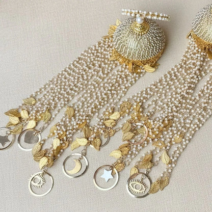 Traditional Long Golden Kaleera with Heritage-Inspired Design