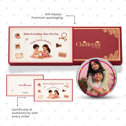My Personal AI – Personalised Photo Silver Coin Raksha Bandhan Gift