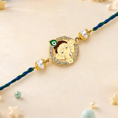 Kid's Rakhi - Freind Ganesha Design