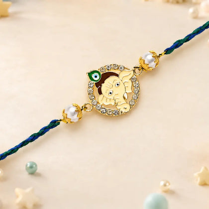 Kid's Rakhi - Freind Ganesha Design