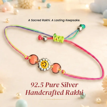 Timeless Elegance Rakhi in 92.5 Pure Silver – Aesthetic Designer Edition
