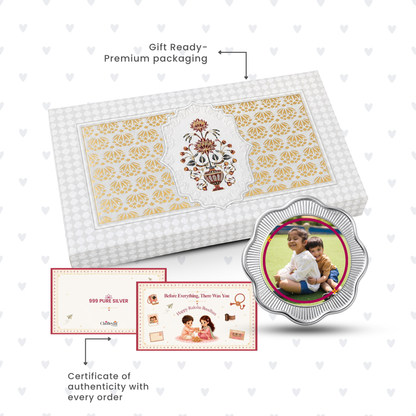 Ek Hazaaron Mein Meri Behna Hai – Personalised Photo Silver Coin Raksha Bandhan Gift for Sister