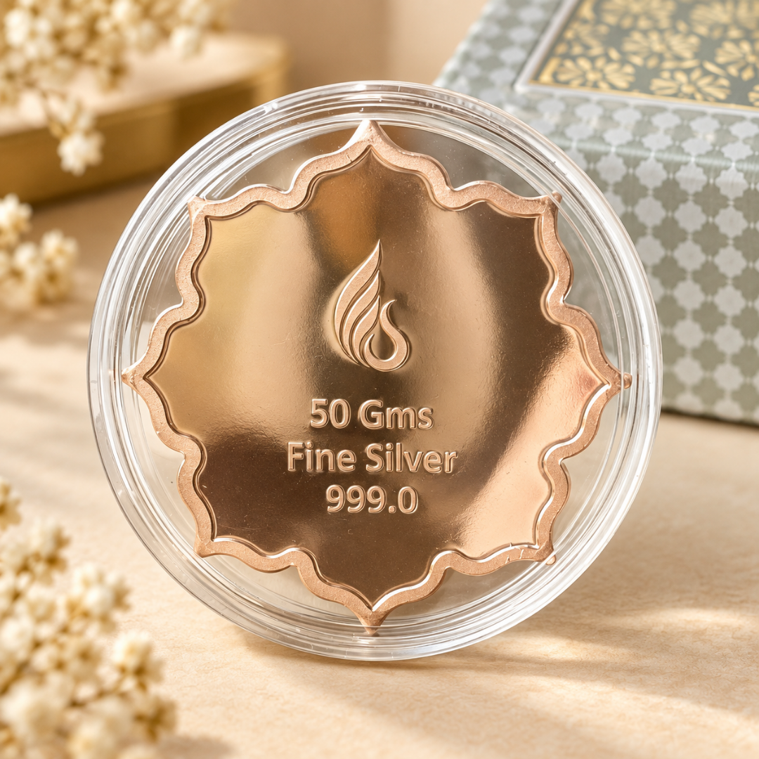 The Sacred Lotus – 50g 999 Silver Floral Coin