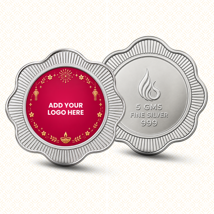 Petals of Prosperity — 5g Silver Coin, Add Your Company Logo