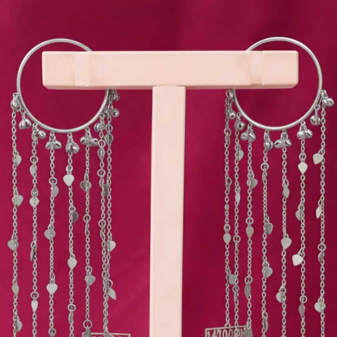 Silver Rakul Preet Inspired Minimal String Bridal Kaleera - Customizable With Unique Charms