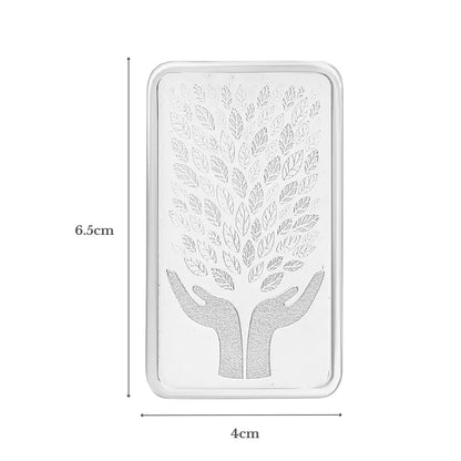 999 Pure Leaf in Hand Silver 20 gm Coin with White box