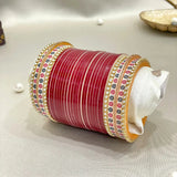 Pure Pearl Magnificient Kundan Maroon Chooda