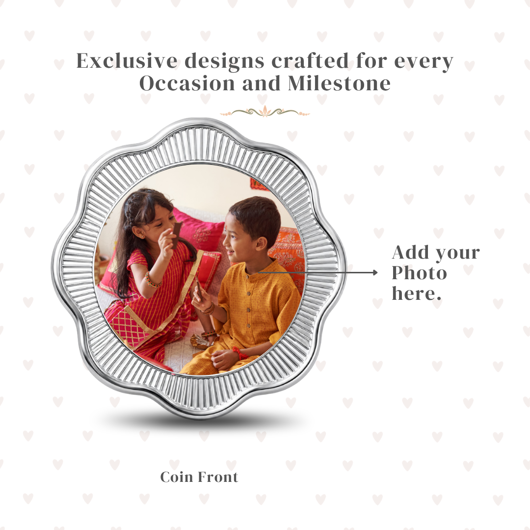 Happy Rakhi Sibling Bond 100g Silver Coin