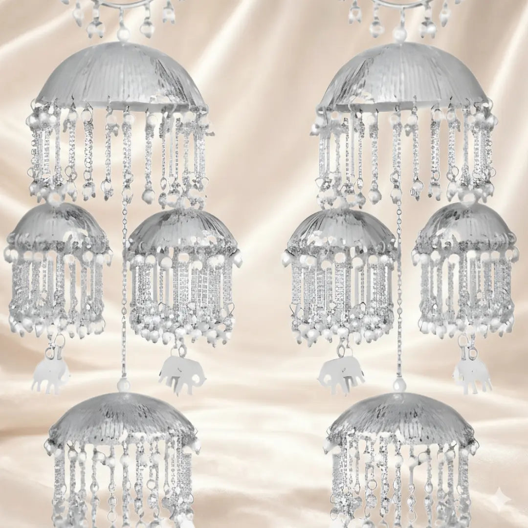 Peacock Motifs Layered Bridal Kalira