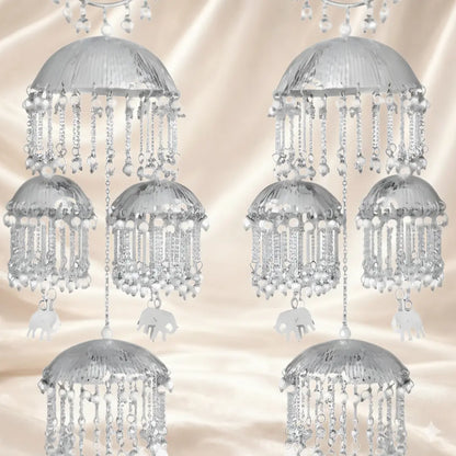 Peacock Motifs Layered Bridal Kalira