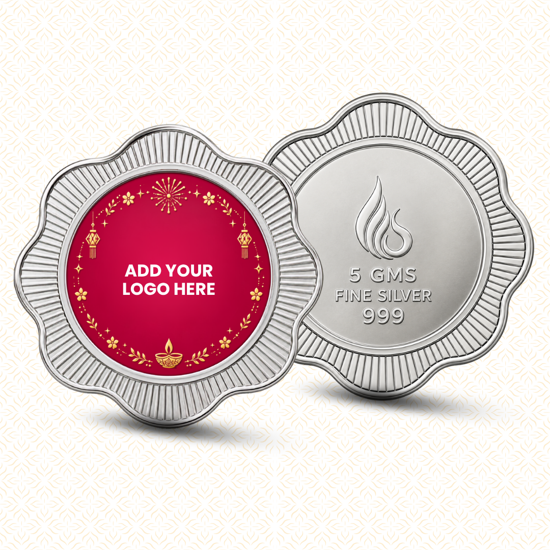 Petals of Prosperity — 5g Silver Coin, Add Your Company Logo
