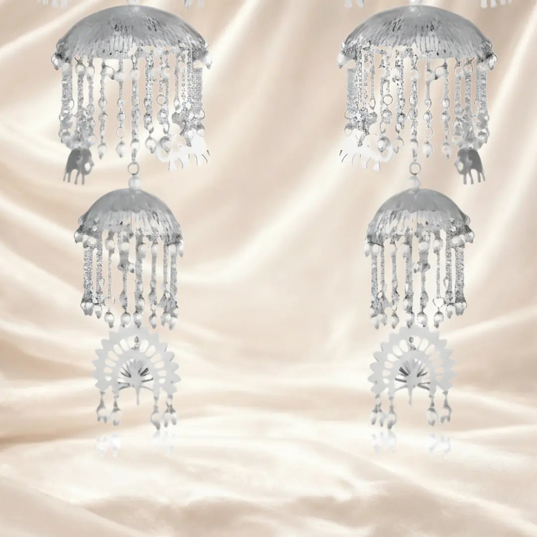 Peacock Motifs Layered Bridal Kalira