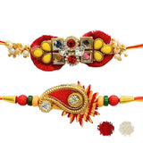 Men's Rakhi - Set of 2  Aambi Cut Design