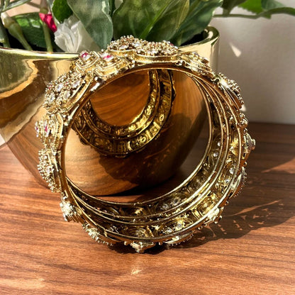 Ruby Floral Antique Kadas