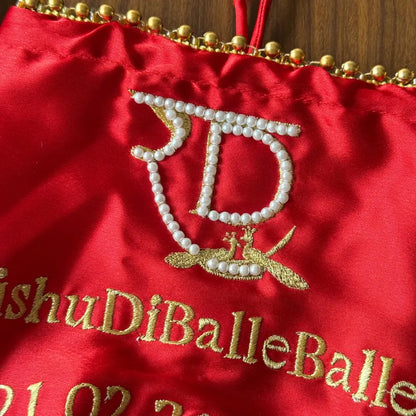 Premium Customised Red Traditional Chooda Cover for the Modern Bride