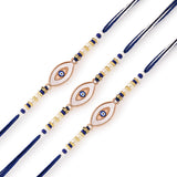 Men's Rakhi - Nice Evil Eye Design - Set of 3