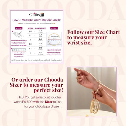 Chooda Sizer Set (Sizes 2.8–2.12) – Find Your Perfect Size