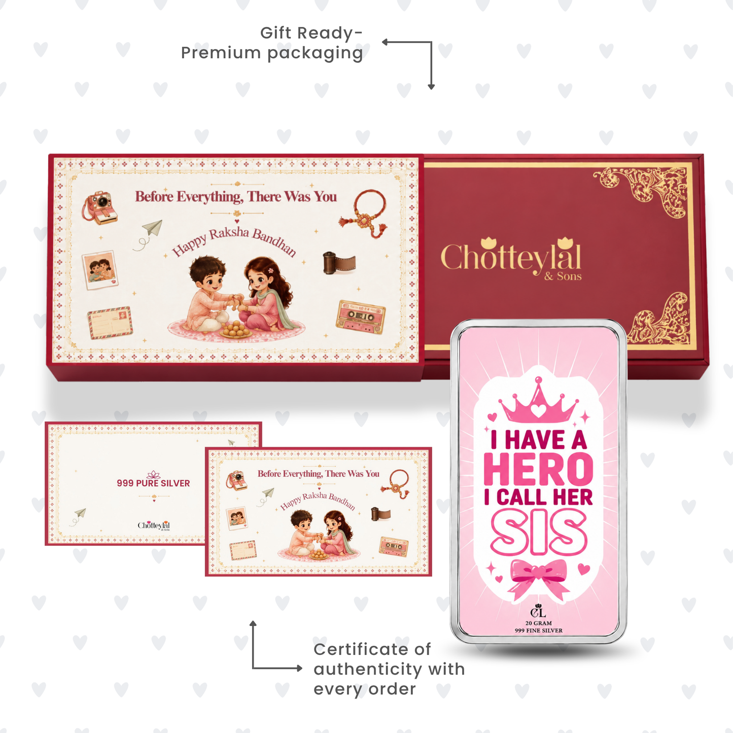 Hero Sis - Custom Photo Silver Bar