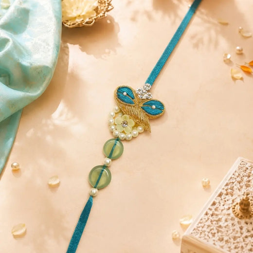Tied In Teal - Men's Rakhi