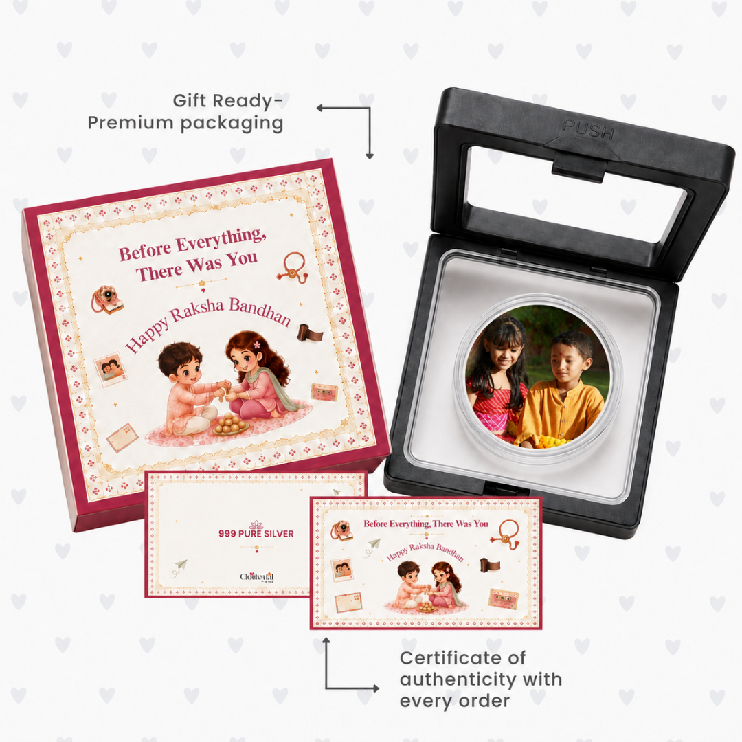 Custom Photo Design 10g Bandhan Silver Coin