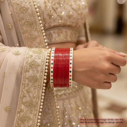 Pure Pearl Elegant Dark Red Chooda