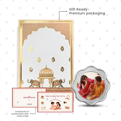 Happy Rakhi Sibling Bond 100g Silver Coin