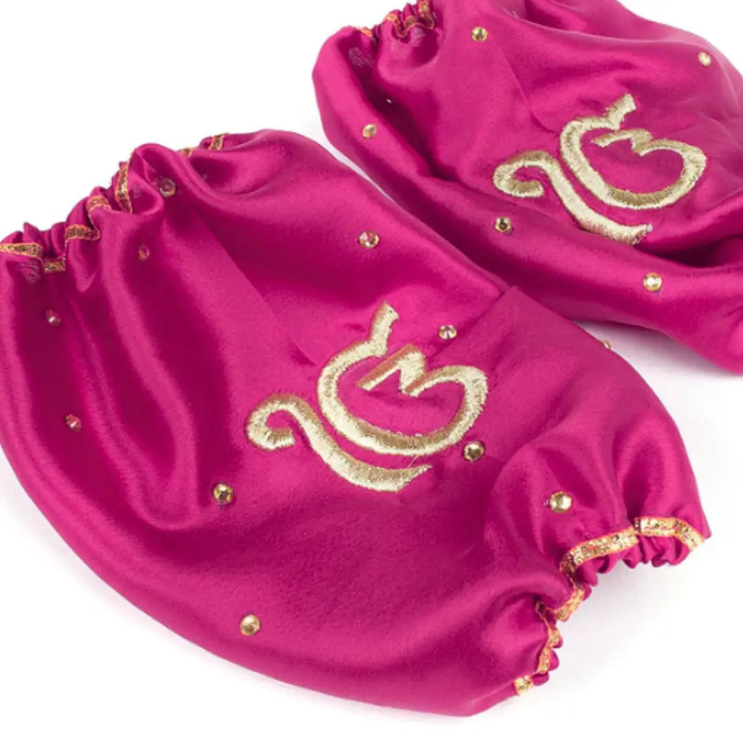 Elegant Satin Ik Onkar Pink Chooda Cover | Chotteylal and Sons
