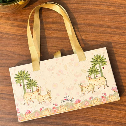 Ashirwaad Two Elephant Design, Rose Gold Finish, Dollar Shape, Set of 2 (10 gm Each), 999 Silver Coin Box Set – Ready to Ship